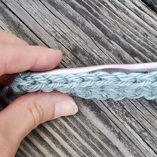 Congrats! It's your first 2 rows of single crochet!